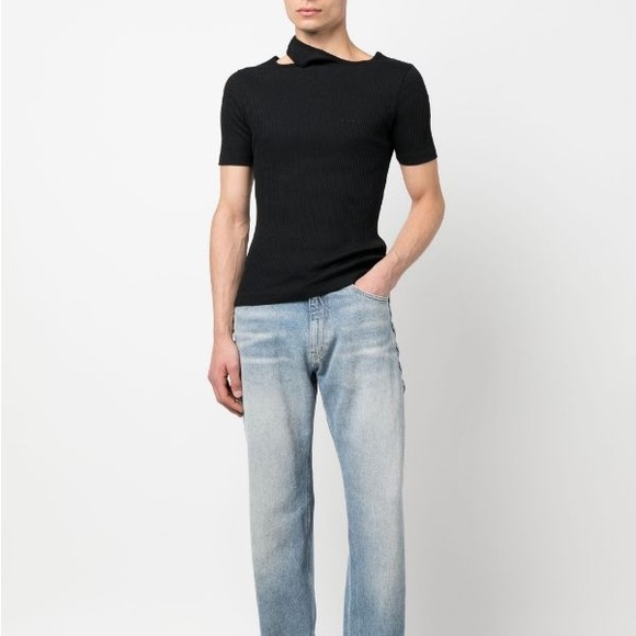 NWT Y/PROJECT Cut-Out Ribbed T-Shirt - Picture 8 of 9